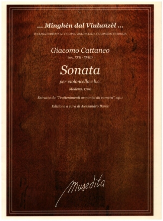 Sonata per violoncello e Bc