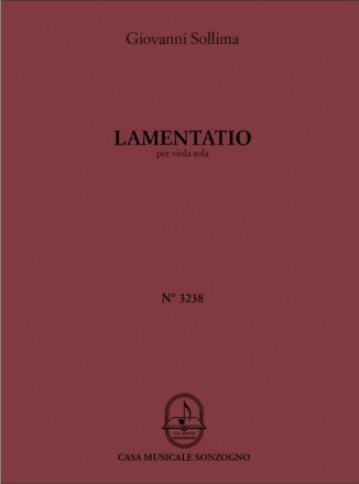 Giovanni Sollima Lamentatio Viola