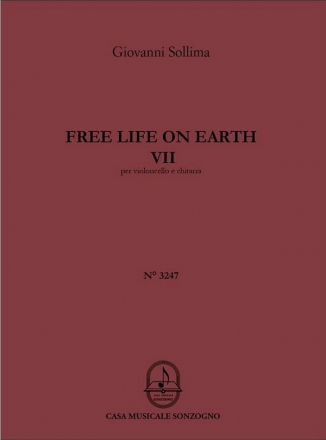 Giovanni Sollima Free Life on Earth - VII Violoncello and Guitar (Stimmen-Set)