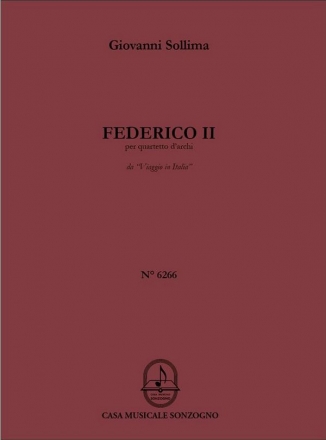 Federico II da 'Viaggio in Italia' per quartetto d'archi partitura e parti