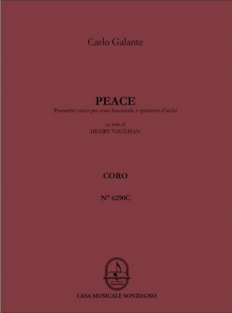 Carlo Galante Peace Female Choir and Harp (Stimme)