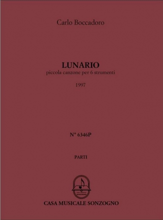 Carlo Boccadoro Lunario Mixed Ensemble (Stimmen-Set)