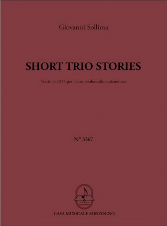 Giovanni Sollima, Short Trio Stories Flute, Cello and Piano Partitur + Stimmen