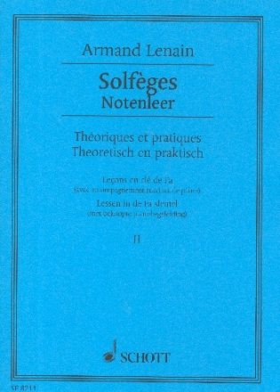 Solfges vol.2 pour voix et piano (nl/frz)