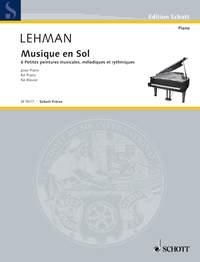 Lehman, Evangeline Musique en Sol Klavier