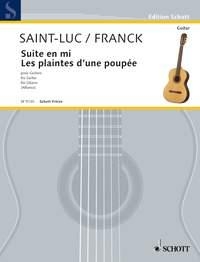 Franck, Csar / Saint-Luc, Jacques Suite in E / Les plaintes d'une p Gitarre