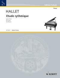 Hallet, Albert Etude rythmique Klavier