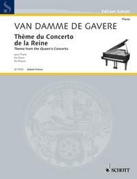 Damme de Gavere, Didier van Thme du Concerto de la Reine Klavier