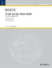 Boeck, Auguste de C'est en toi, bien-aim Gesang und Klavier