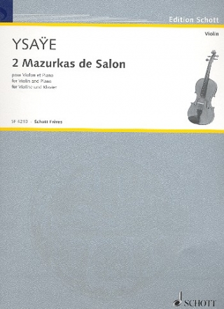 2 Mazurkas de salon fr Violine und Klavier