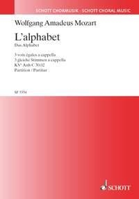 L'alphabet fr 3 gleiche Stimmen a cappella (Kinderchor) Partitur