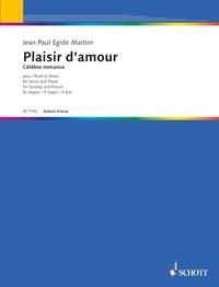 Plaisir d'amour F-Dur Gesang und Klavier