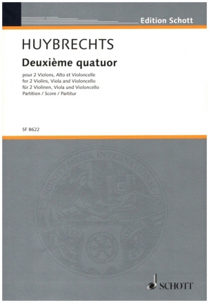 Deuxime Quatuor fr 2 Violinen, Viola und Violoncello Partitur