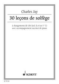 30 leons de solfge Singstimme und Klavier