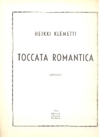 Toccata romantica for organ