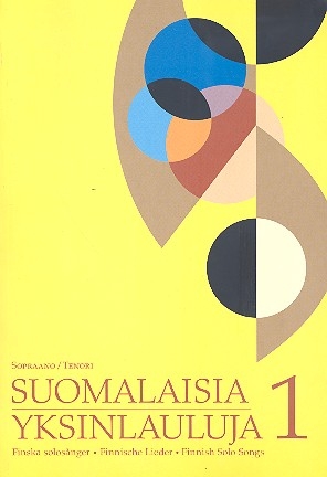 Finnish Solo Songs vol.1 for soprano (tenor) and piano (en/dt/fin) score