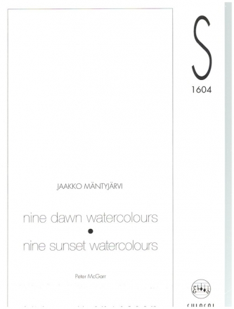 9 dawn watercolours / 9 dawn watercolours for 36 solo voices or mixed choir score