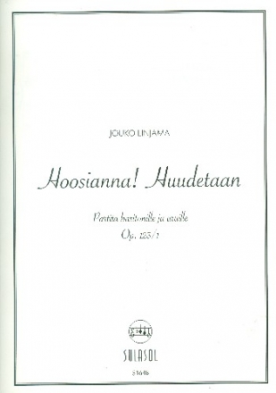 Hoosianna Huudetaan op.123,1 fr Bariton und Orgel Partitur (fin)