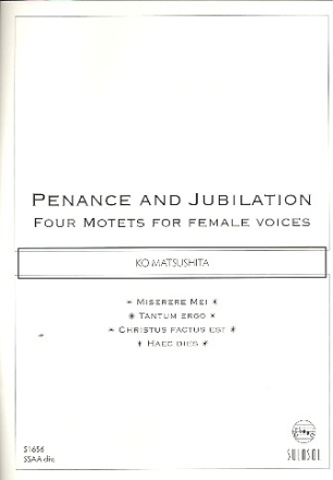 Penance and Jubilation for female chorus a cappella score