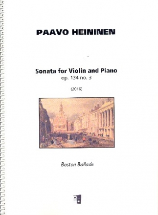 Boston Ballade op.134,3 for violin and piano