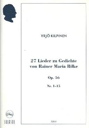 27 Lieder op.56 Band 1 (Nr. 1-15) fr Gesang und Klavier