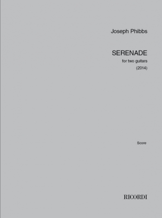 Joseph Phibbs, Serenade 2 Gitarren Buch