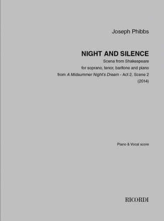 Joseph Phibbs, Night and Silence Voices and Piano Buch