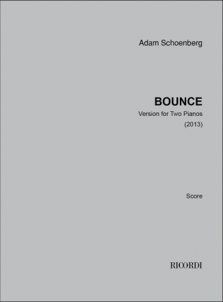 Adam Schoenberg, Bounce 2 Pianos Buch