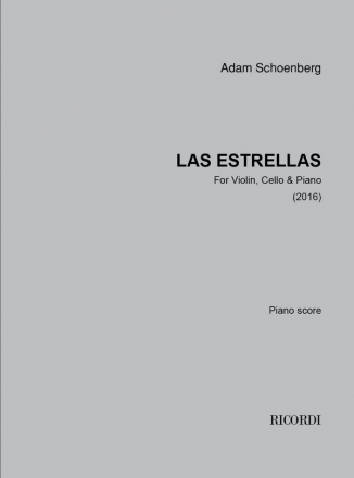 Adam Schoenberg, Las Estrellas Violine, Cello und Klavier Buch