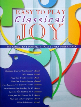 EASY TO PLAY Easy to play Classical Joy Klavier