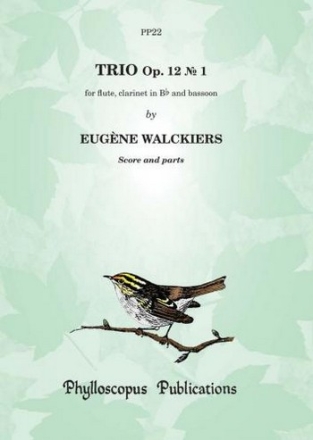 Trio op.12,1 fr Flte, Klarinette und Fagott Partitur und Stimmen