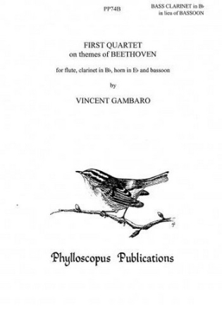 Vincent Gambaro Ed: F H Nex and C M M Nex First Quartet in E flat - Bflat bass cl in lieu bn woodwind quartet