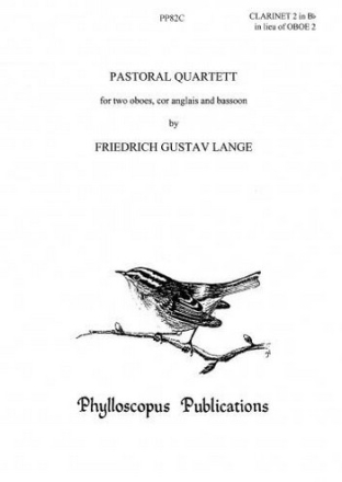 Friedrich Gustav Lange Ed: F H Nex and C M M Nex Pastoral Quartet - part 2 for Bflat clar wind ensemble