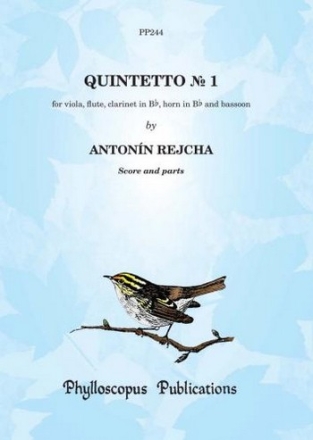 Anton Reicha Ed: C M M Nex and F H Nex Quintetto No. 1  -  Score and Parts mixed ensemble