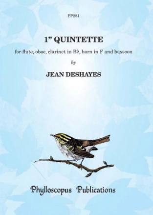 Jean Deshayes Ed: C M M Nex and F H Nex 1er Quintette wind quintet