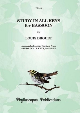 Louis Drouet Arr: Martin Gatt Study in all Keys for Bassoon from Study in all Keys for Flt bassoon studies