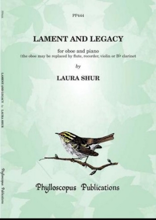 Laura Shur Lament and Legacy flute & piano, oboe & piano, clarinet & piano, violin & piano