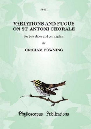 Variations and Fugue on St. Antoni Chorale for 2 oboes and cor anglais score and parts