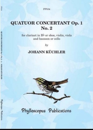 Johann Kchler Ed: F H Nex and C M M Nex Quatuor Concertant Op.1 No. 2 mixed ensemble