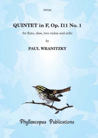 Paul Wranitzky Ed: F H Nex and C M M Nex Quintet in F , Op. III No. 1 mixed ensemble