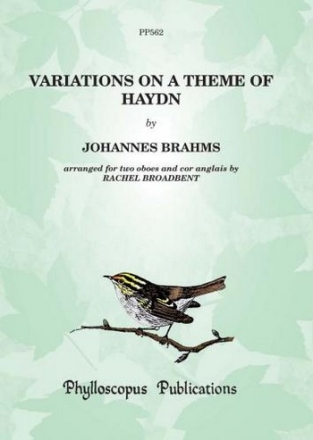 Variations on a Theme of Haydn for 2 oboes and cor anglais score and parts