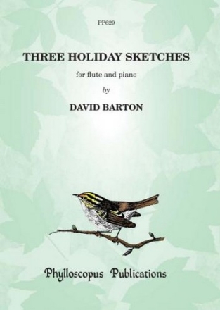 David Barton Three Holiday Sketches flute & piano