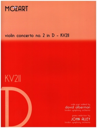 Concerto no.2 in D KV211 for violin and piano