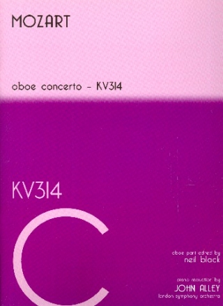 Konzert C-Dur KV 314 fr Oboe und Orchester fr Oboe und Klavier