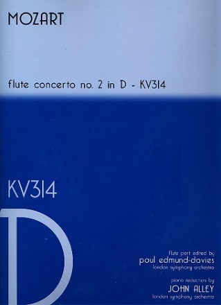 Concerto D-Dur KV314 fr Flte und Orchester fr Flte und Klavier