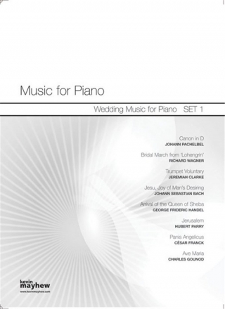 Wedding Music For Piano Set 1 Klavier Spielbuch