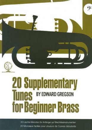 Edward Gregson, 20 Supplementary Tunes For Beginner Brass Posaune Buch