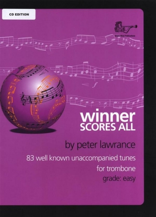 Winner Scores All for Trombone Bass Clef Trombone [BC] Buch + CD