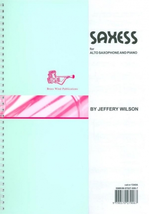 Wilson, Saxess For Alto Saxophone Saxophon und Klavier Buch