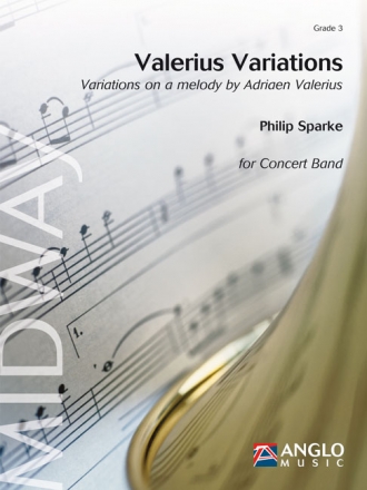 Philip Sparke, Valerius Variations Concert Band/Harmonie Partitur + Stimmen